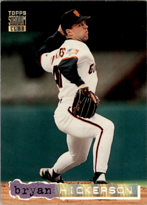 1994 Stadium Club Golden Rainbow #711 Bryan Hickerson - BB