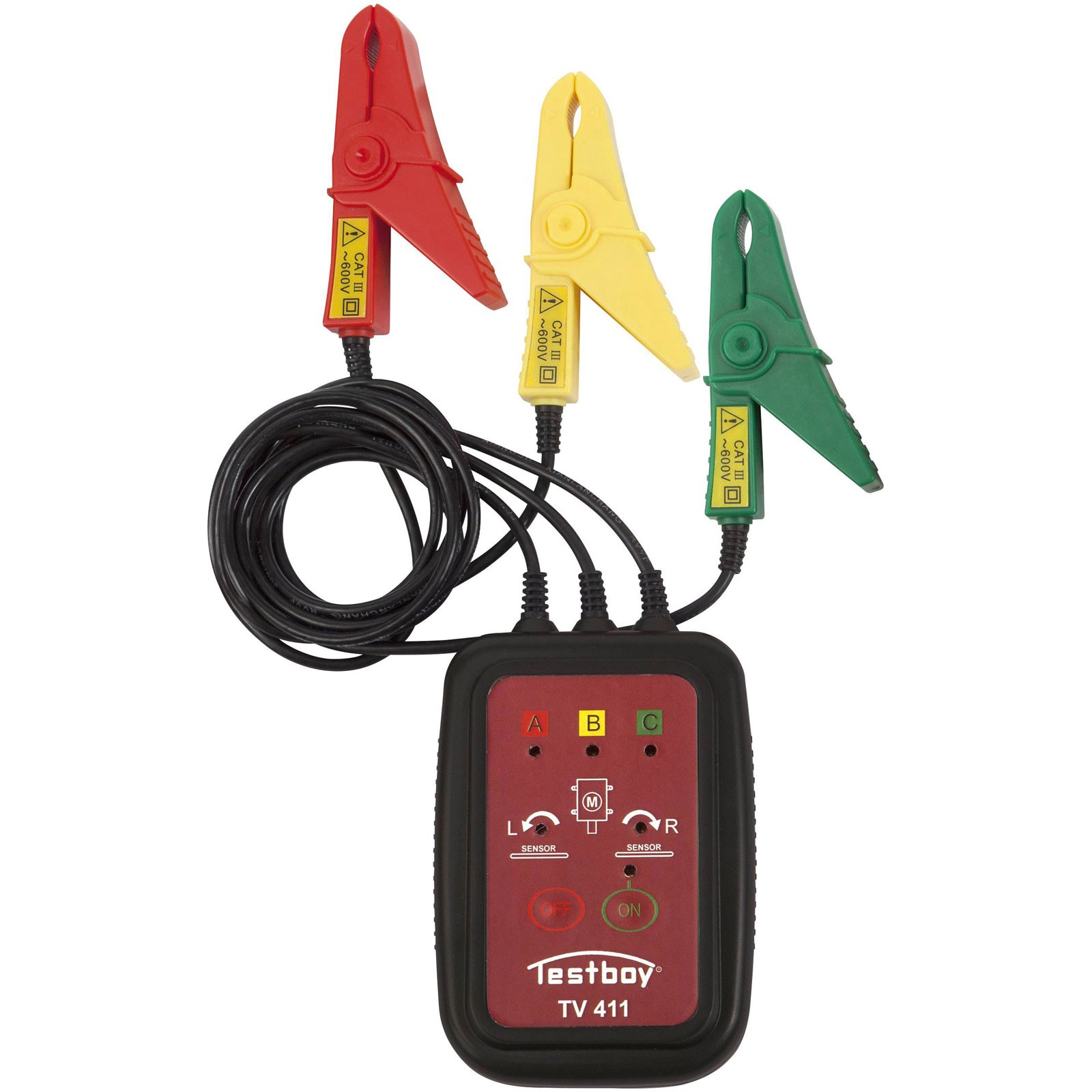 Testboy Indicating EMF Rotating Field Tester CAT III 600V LED