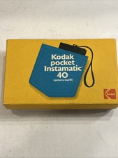 Vintage 1970s KODAK Pocket Instamatic 20 Camera In Original Box w/ Flash Cube