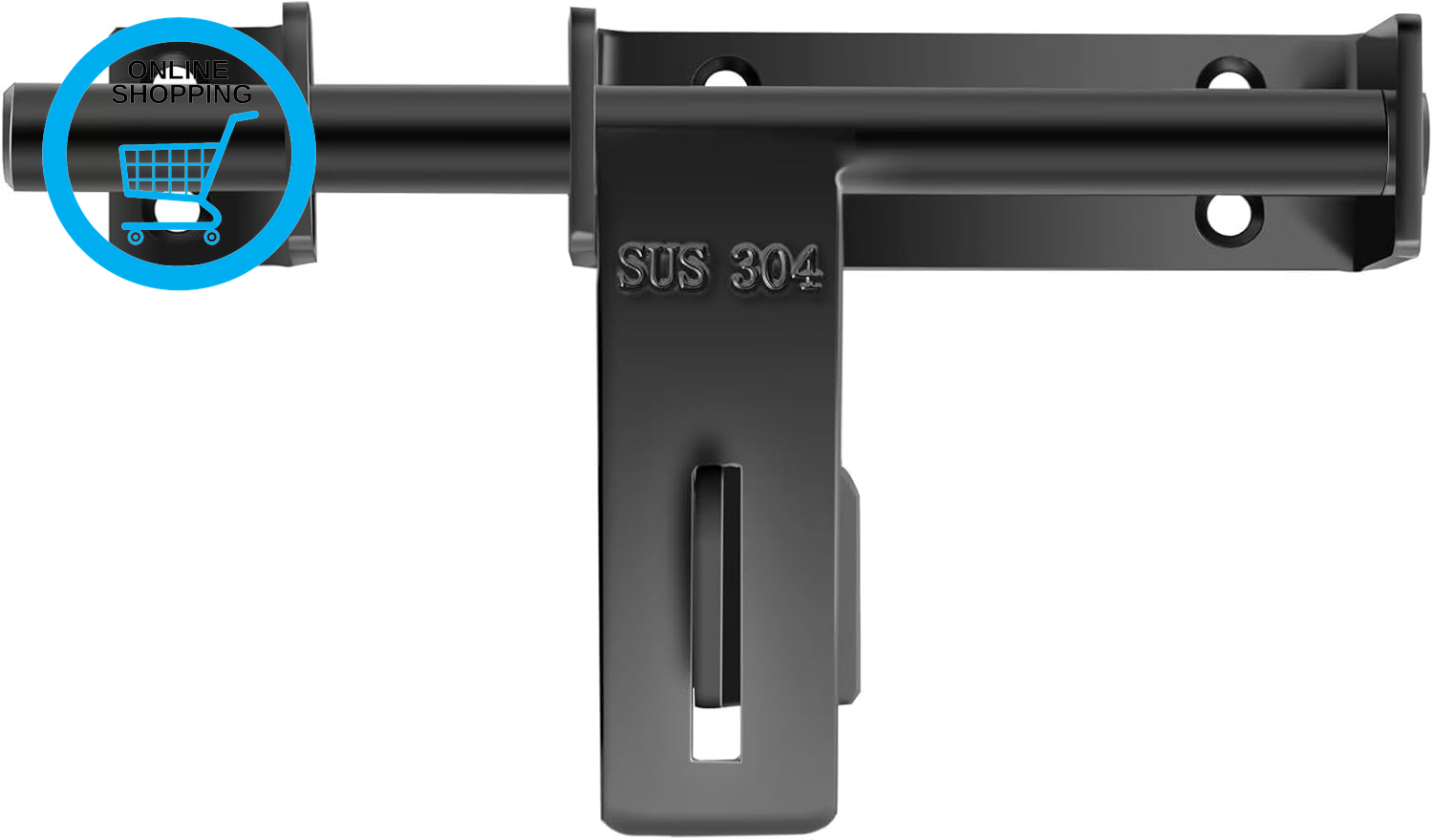Gate Latch for Wooden Gates, Garden Gate Lock Heavy Duty SUS304 Stainless Steel