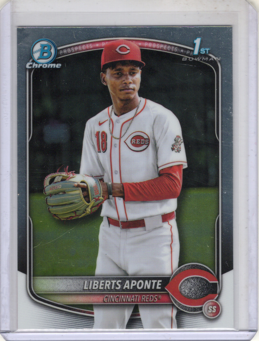 2025 Bowman Chrome - Liberts Aponte 1st #BCP-174