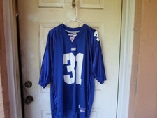 Vintage Reebok Jason Sehorn #31 New York Giants NFL Blue Home Jersey Men’s Sz XL
