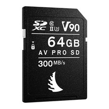 64GB Angelbird AV PRO MK2 SD UHS-II V90 Memory Card, 300MB/s Read, 280MB/s Write
