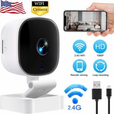 1080P Indoor Security Camera Baby Monitor Dog Camera Night Vision Surveillance