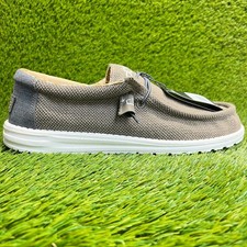 Hey Dude Wally Paisley Mens Size 13 Chocolate White Casual Walking Slip-On Shoes