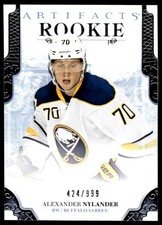 2017-18 Upper Deck Artifacts Alexander Nylander Rookie 424/999 Buffalo Sabres