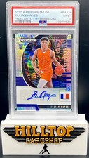 2020-21 Panini Prizm Draft Picks Killian Hayes Hyper Refractor Rookie Auto PSA 9