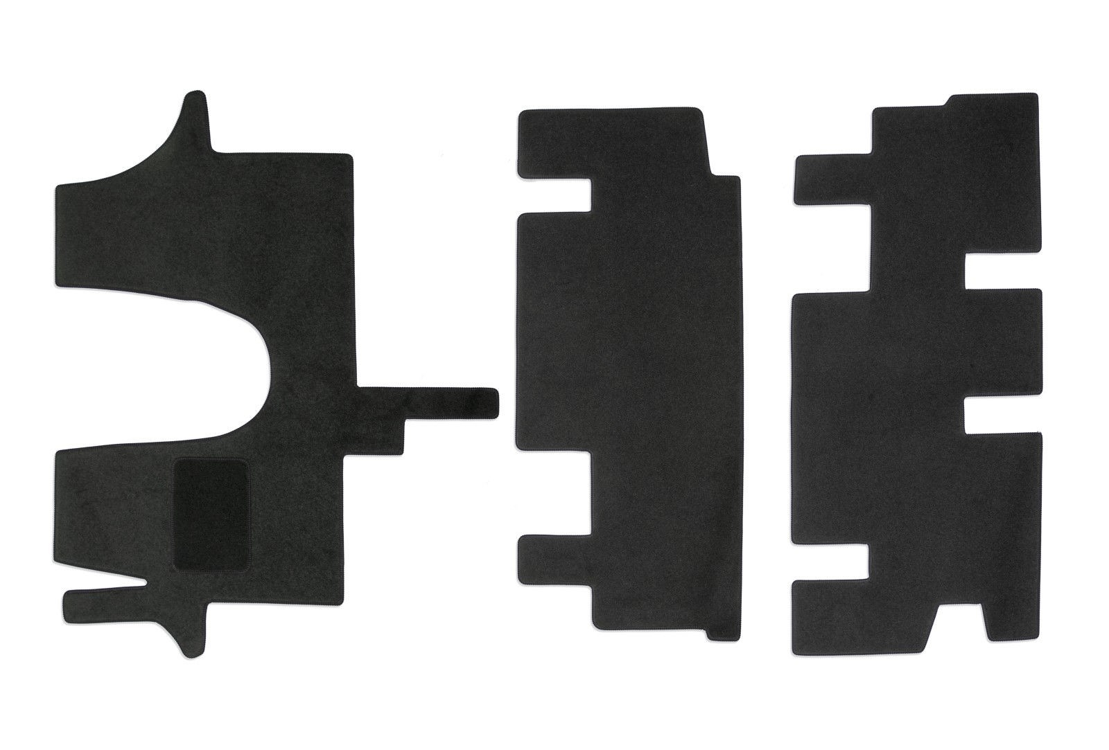 Tapis de sol velours T6 Multivan sur mesure contre l'usure habitacle VW depuis 2016