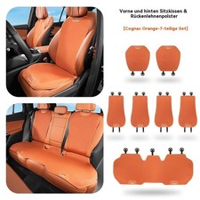 Für Audi-Q2,Q3,Q4,Q5,Q6,Q7,Q8-3D Luxus Seidenleder Auto sitzbezug