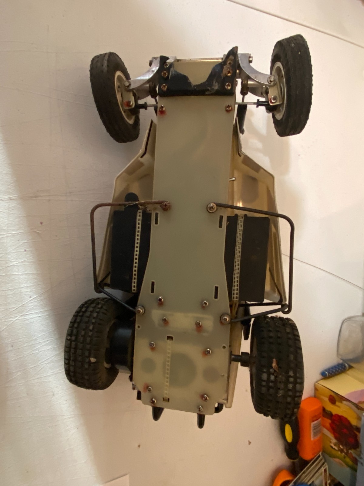 🔥 Vintage LaTrax Hustler 118 RC Buggy 1980s w/ Transmitter Rare As Is Collectib