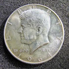 1964-P Kennedy Silver Half Dollars 50C - Philadelphia - 90% Silver - Unc Cond.