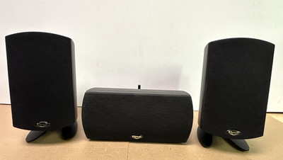 Klipsch Surround Sound Satellite Center Left Right Speaker HT-SK5 3 Piece Tested