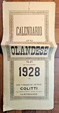 1928 Campobasso Advertising Calendar Company Colitti, Very Complete-644