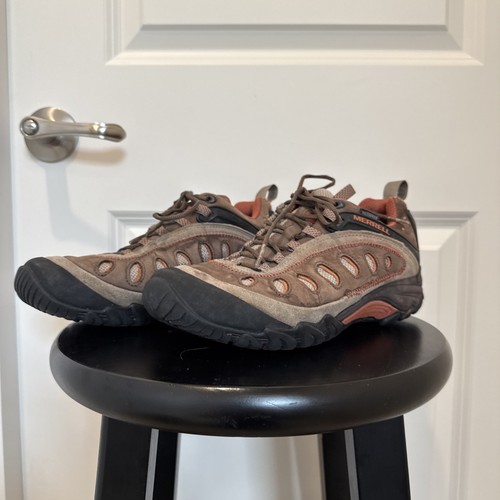 MERRELL 'Chameleon Arc 2' Brown Leather Waterproof Hiking Shoes Women's Sz. 9.5 - Picture 5 of 16