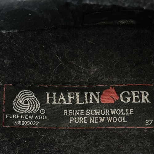 Haflinger GZH Grizzly zoccoli lana tacco chiuso ciabatte donna 6 antracite EUR 37 - Foto 10 di 12
