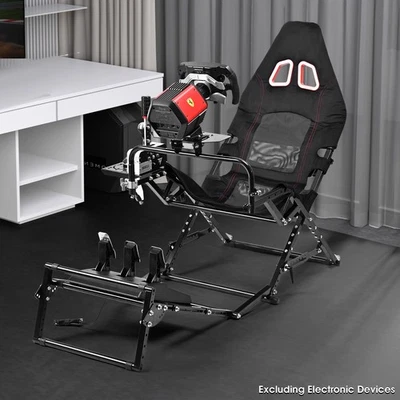 Mokapit Foldable Racing Simulator Cockpit Fit Logitech G920 Moza Thrustmaster