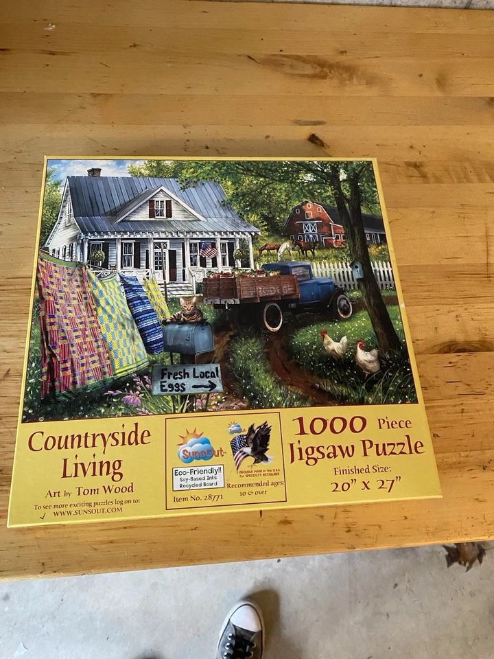 Rompecabezas SUNSOUT INC - Vida en el campo - 1000 piezas por artista: Tom Wood - F Foto 2 de 2