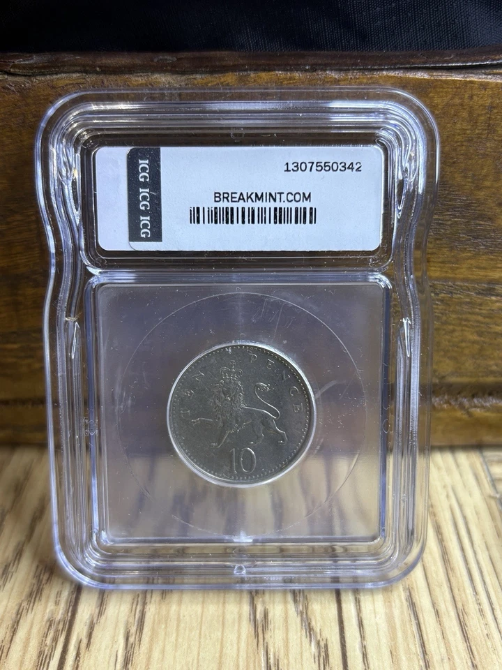 1992 Great Britain United Kingdom 10 Ten Pence Elizabeth II - ICG Genuine - Image 2 of 2