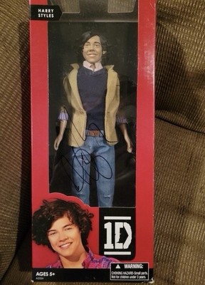 Hasbro One Direction Doll Harry Styles Autographed - Licensing Signing!!