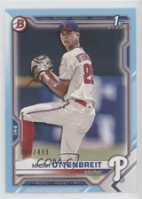 2021 Bowman Draft Sky Blue 11/499 Micah Ottenbreit #BD-170 ut4