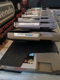 Original Nintendo NES-001 Action Set Bundle with games