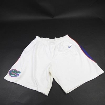  Florida Gators Nike Team Practice Shorts Men's White Used 38