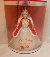 2001 Holiday Celebration Blonde Barbie Doll Special Edition - MIB NRFB