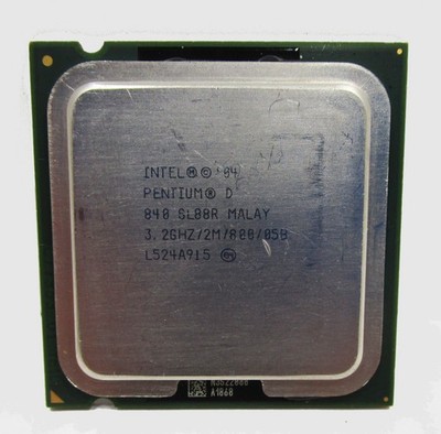 INTEL Pentium D 840 Processor @ 3.20GHz 2MB 800MHz LGA775 SL88R