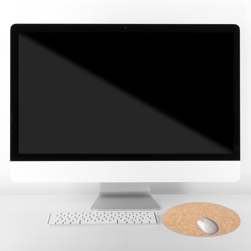 2 Pcs Cork Mouse Pad Work Office Mousemat Base Palm Rest Enhanced - Afbeelding 12 van 12