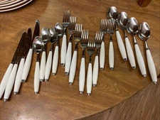 Vintage FIESTA WARE 20 Piece FLATWARE SET  “China W”