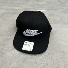 Kids Black White Nike Hat Age 4-7 Boys Girls SnapBack
