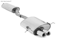 Fox Komplettanlage ab Kat Mercedes C-Klasse Sportcoupe CL203 2x76mm rund