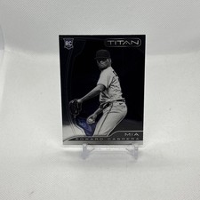 Edward Cabrera RC 2022 Panini Chronicles Titan Rookie Card No.6 Miami. rookie card picture