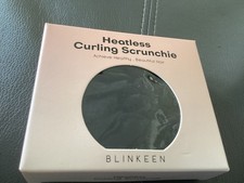 Heatless Hair Curling Scrunchie- Blk Luxurious Satin - Blinkeen New