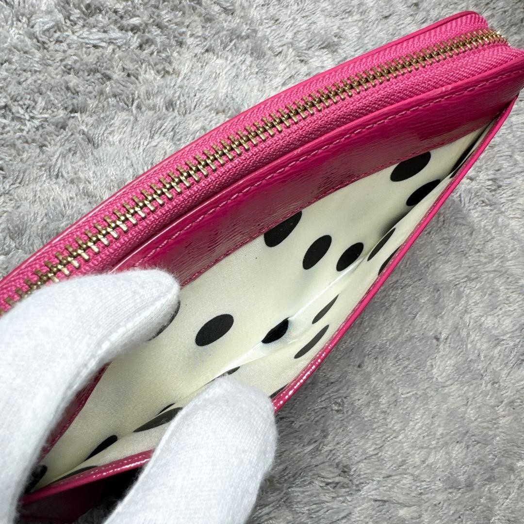 Kate Spade long wallet with round zipper, pink thumbnail 6