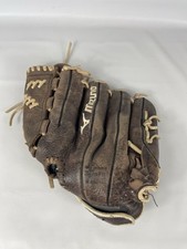 Mizuno Brown Softball Glove Fullgrain Leather 12" GFN 1200F1 Fastpitch LHT