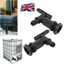 1/2PCS Water Butt Tap Hozelock Barrel Plastic Adaptor Beer Rain Brew 3/4"