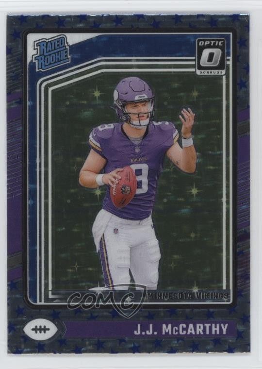 2024 Panini Donruss Optic Rated Stars Prizm JJ McCarthy #235 Rookie RC 1i3j