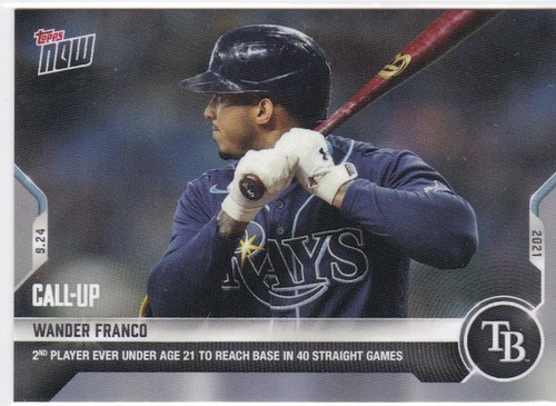 2021 Topps Now 856 Wander Franco
