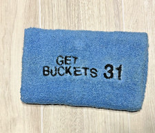 2003 Ricky Davis rare powder blue game worn wrist/armband Cleveland Cavaliers 31