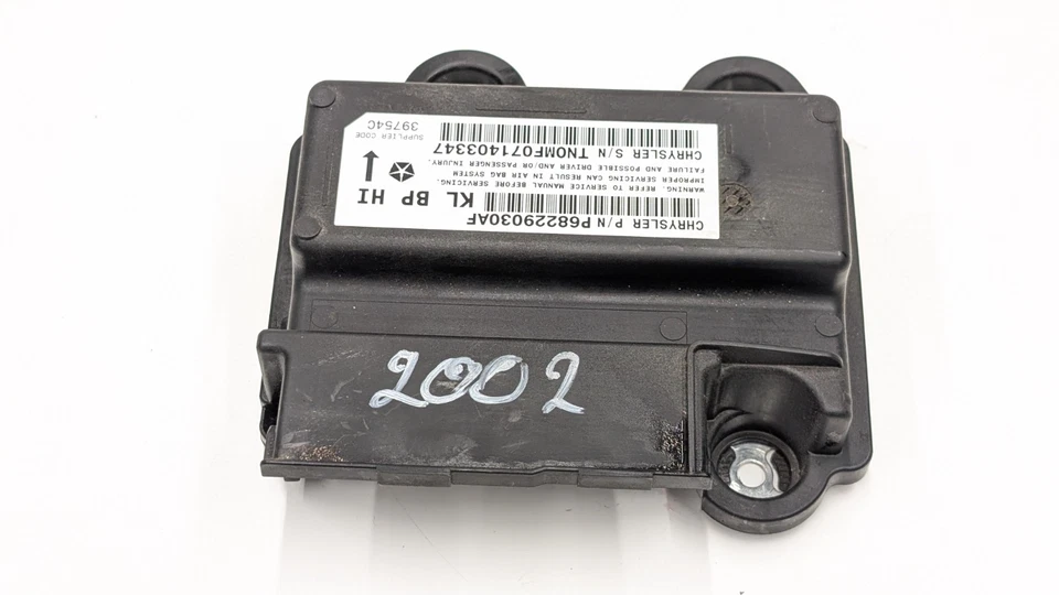 JEEP CHEROKEE KL MK5 AIRBAG CONTROL MODULE ECU P68229030AF 2014 - Image 3 of 4