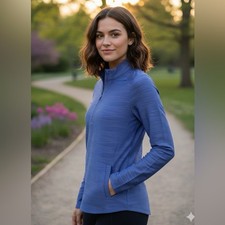 Tommy Bahama CANTON Long Sleeve Mock Golf Tennis Activewear Top size L