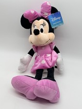Disney Minnie Mouse 18" Plush Figure Just Play SOFT Stuffed Animal New