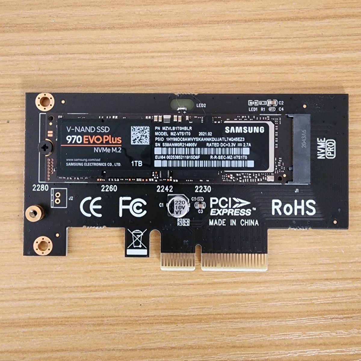 Samsung 970 EVO Plus NVMe M.2 V-NAND 1TB Internal SSD PCIe MZ