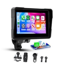 5 Inch Motorcycle Carplay Screen, Wireless CarPlay  Android Auto with 5 inch