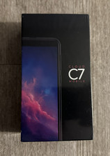Cloud Mobile Stratus C7 Black Smartphone 16GB unlocked New Sealed