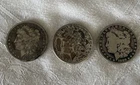 Lot Of Three Morgan Silver Dollars 1880 1883 1886 Estate Find