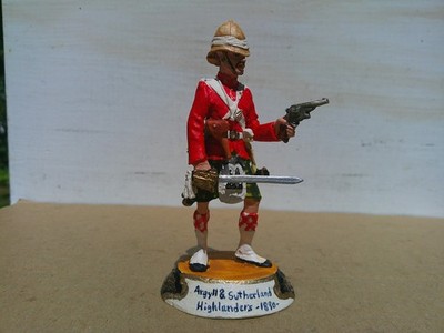 Tradition Stadden, Argyll & Sutherland Highlander officer 1890 70mm lead figure