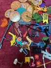 Vintage Teenage Mutant Ninja Turtles WEAPONS ACCESSORY LOT Parts