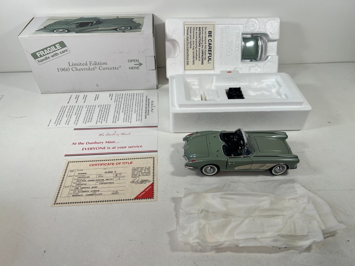 1/24 Danbury Mint Limited Edition 1960 Chevrolet Corvette ! | eBay